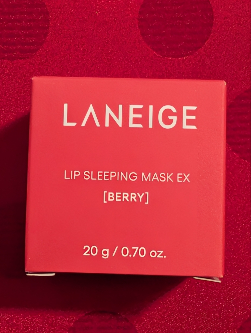 LANEIGE Lip Sleeping Mask EX - Berry New In Box